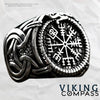 3D Runic Compass Viking Ring 9