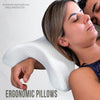 Curved Viscoelastic Cervical Arm Rest Pillow for Couples 9