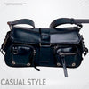 Elongated Sling Multi-pocket Handbag 11