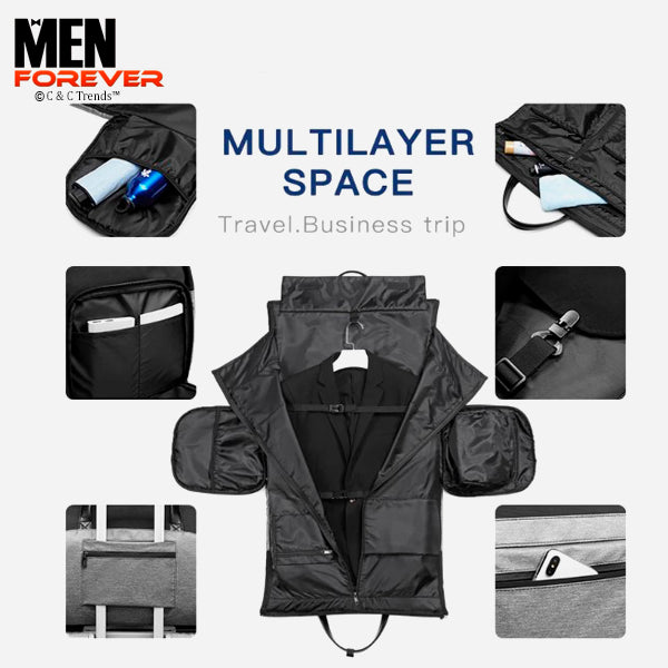 Multifunction Suit Storage Travel Bag with Shoe Pocket 5