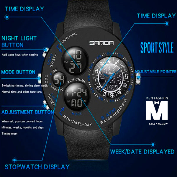 12 Constellations Multi-function Electronic Sport Watch 11