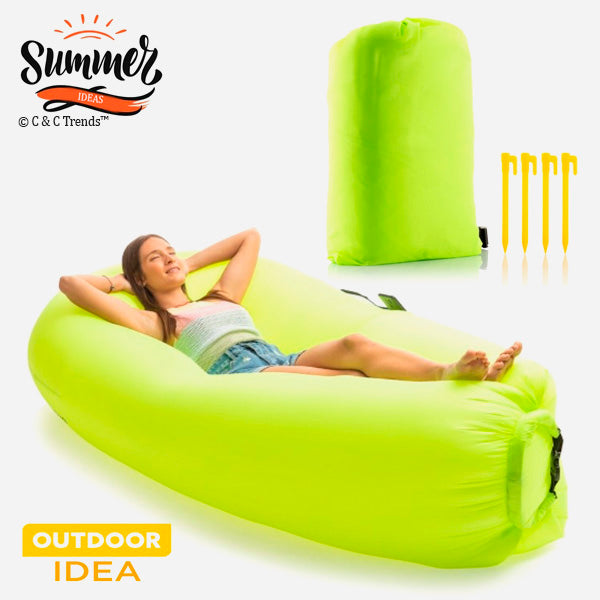 210T Polyester Outdoor Self-inflating Lounger 1