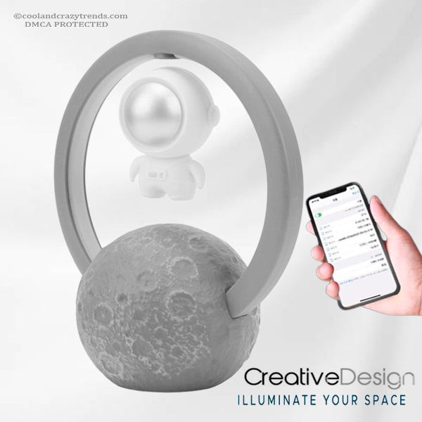 3D Astronaut Magnetic Levitation Lamp with Bluetooth Speaker 18