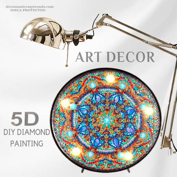 5D Creative Diamond Painting LED Lamp 13