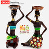 African Style Resin Candle Holder Sculptures 10
