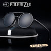 Aluminum Polarized Retro Round Sunglasses 11