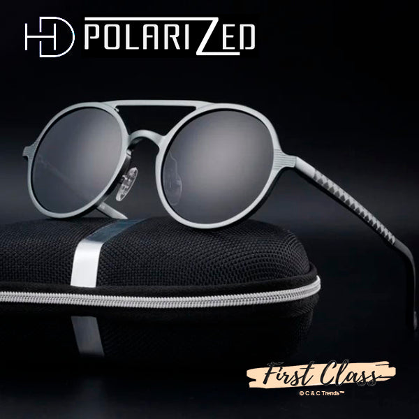 Aluminum Polarized Retro Round Sunglasses 13