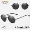 Aluminum Polarized Retro Round Sunglasses 3
