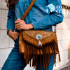 Apache Style Rivet Fringe Handbag 13