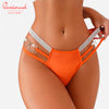 Chic Heart Buckle Double Strap Panty 1