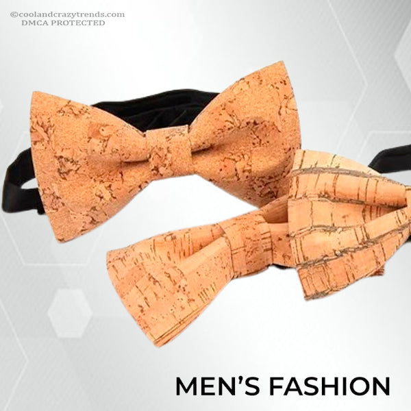 Cool Cork Wood Bow Tie 10