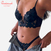 Cool Lace Embroidery Push Up Bralette Lingerie Set 8