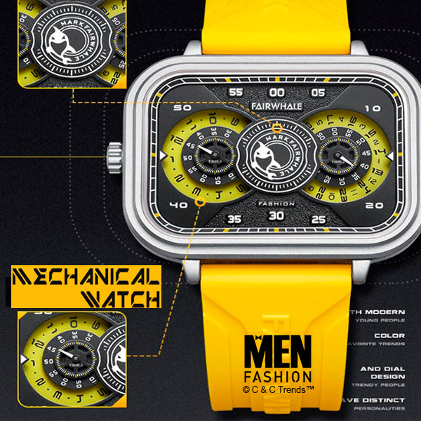 Cool Mechanical Luminous Dual Zone Sport Watch 9