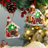 Creative Lighted Hanging Christmas Gingerbread House 10