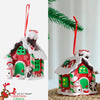 Creative Lighted Hanging Christmas Gingerbread House 1
