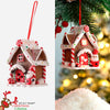 Creative Lighted Hanging Christmas Gingerbread House 2