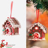 Creative Lighted Hanging Christmas Gingerbread House 4