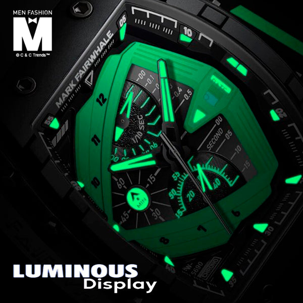 Creative Luminous Sport Men Chronograph Watch 9