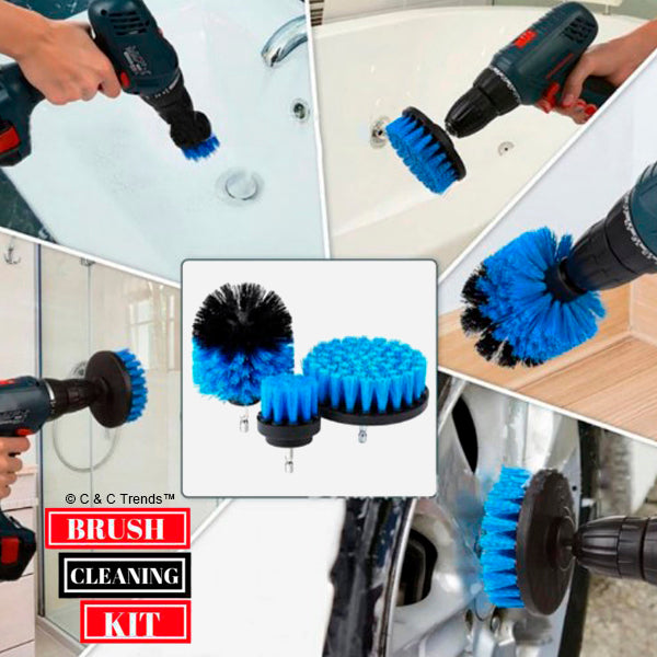 Drill Cleaning Scrub Brush Kit (3 pcs) 3a