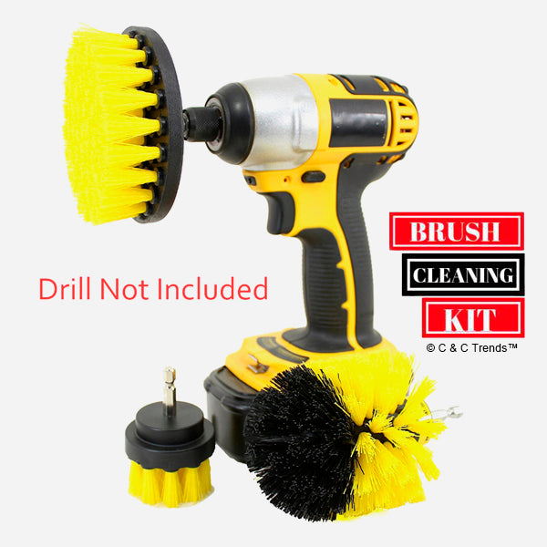 Drill Cleaning Scrub Brush Kit (3 pcs) 7a