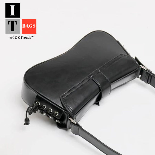Elongated Sling Multi-pocket Handbag 2