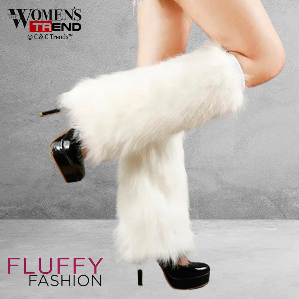 Fashion Design Furry Leg Warmers 10