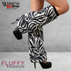 Fashion Design Furry Leg Warmers 14