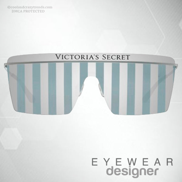 Fashion Striped Mirrored VS Sunglasses 11