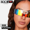 Futuristic Rimless Techno Sunglasses 7