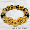 Golden Tibetan Mantras Lucky Energy Bracelet 7