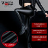 High Waist Leather Look Warm Leggings 22