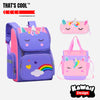 Kawaii Unicorn Rainbow Backpack Set (3 Pcs) 3a