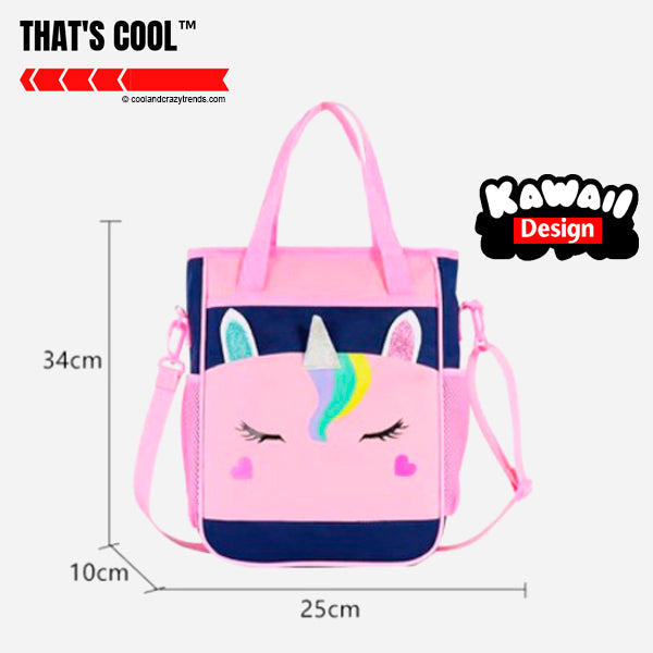 Kawaii Unicorn Rainbow Backpack Set (3 Pcs) 5a