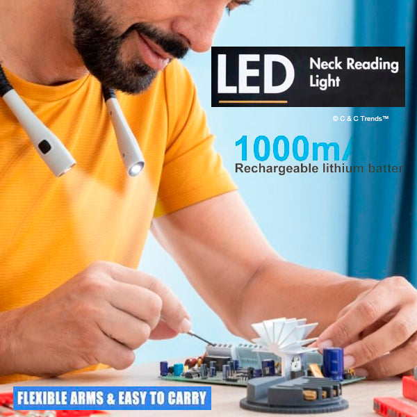 LED Ergonomic Neck Reading Light 13