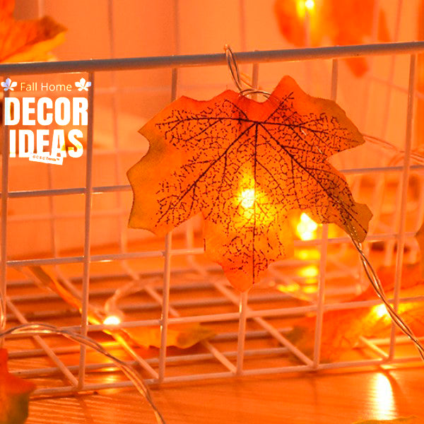 LED Maple Leaf Light String for Home Decoration 4
