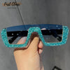 Luxury Half-Frame Rhinestone Sunglasses 16