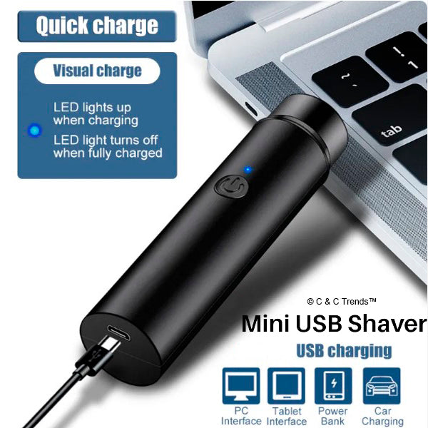 Mini USB Portable Turbine Shaver 4