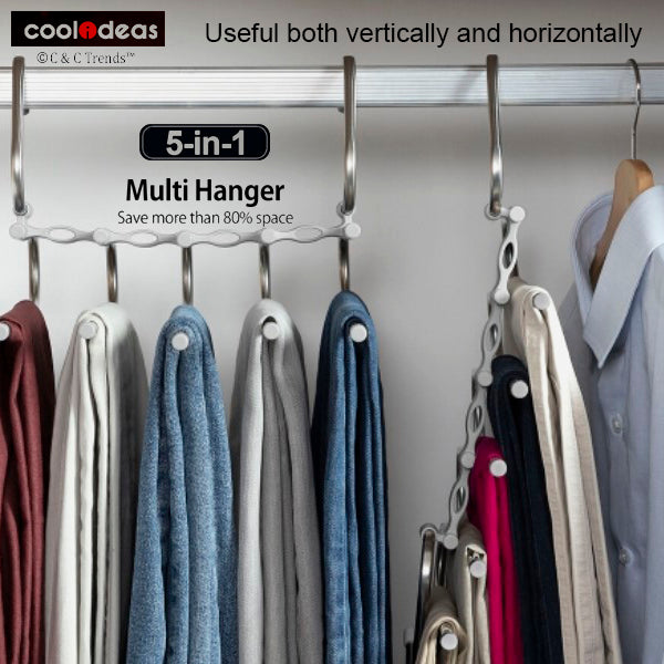 Multi-hanger Folding Pants Holder 5
