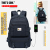 New Waterproof Multi pocket Backpack with External USB port 3a
