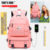 New Waterproof Multi pocket Backpack with External USB port 4a