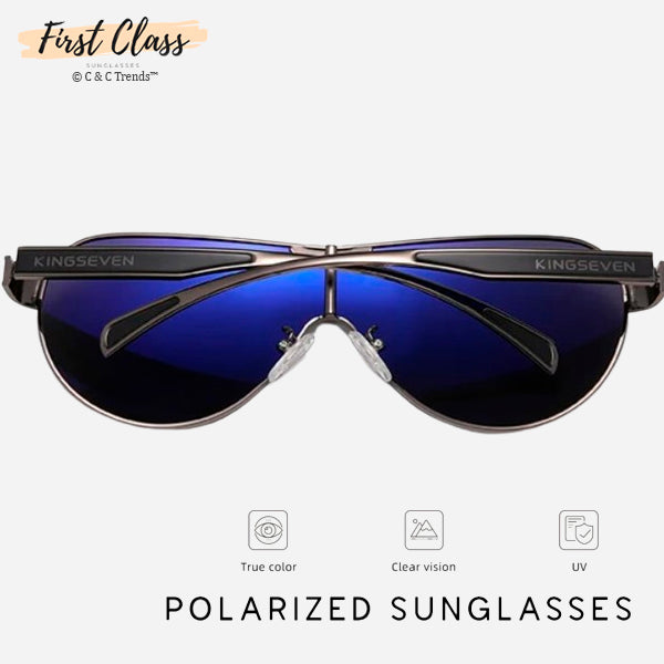 Oversized Polarized Lens Aluminum Aviator Sunglasses 10