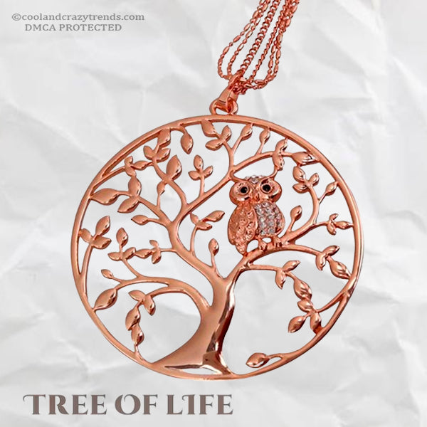 Owl Tree of Life Necklace 18