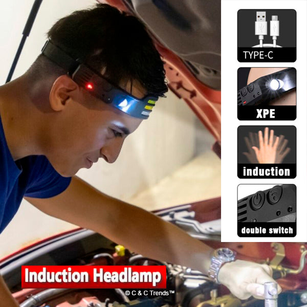 Rechargeable Induction LED Headlamp 5