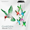 Romantic color changing solar powered wind chime 16