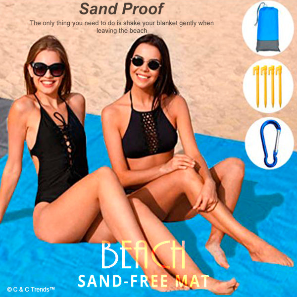 Sand-proof Waterproof Folding Beach Mat 11