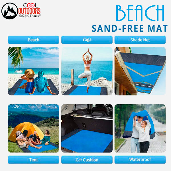 Sand-proof Waterproof Folding Beach Mat 7