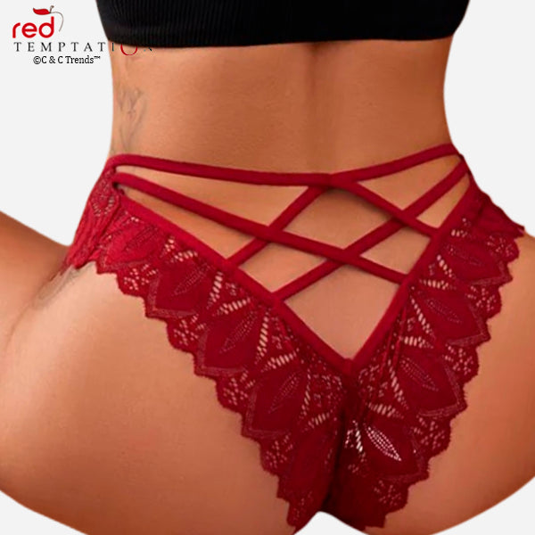 Sexy Lace Low-waist Hollow Out Brief 4