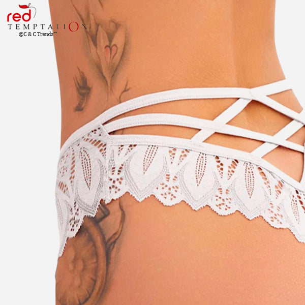 Sexy Lace Low-waist Hollow Out Brief 7