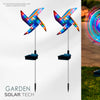 Solar Powered Outdoor LED Windmill 11