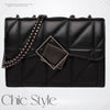 Trendy Chain Plaid Quilted Crossbody Bag 11